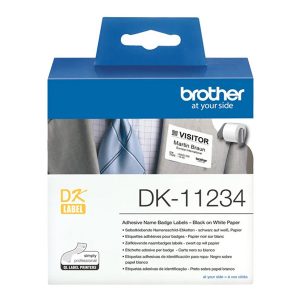 Brother etykiety papierowe 60mm x 86mm biała 260 szt. DK11234 do drukarek typu QL
