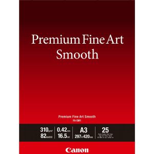 Canon Premium Fine Art Smooth foto papier matowy biały A3 310 g m2 25 szt. 1711C003 atrament