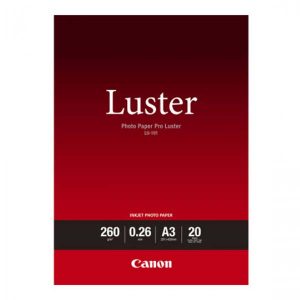Canon Photo Paper Pro Luster foto papier połysk biały A3+ 13x19 Inch  260 g m2 20 szt. 6211B008 atrament