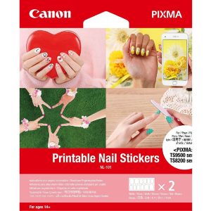 Canon Nail Sticker NL 101  Naklejki na paznokcie foto papier biały 10x15cm 80 g m2 24 szt. 3203C002 atrament