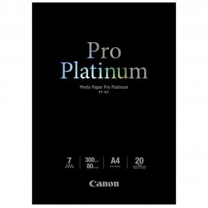Canon Photo Paper Pro Platinu foto papier połysk biały A4 300 g m2 20 szt. PT 101 A4 atrament