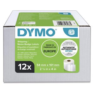 Dymo etykiety papierowe 101mm x 54mm białe adresowe 12 x 220 szt. S0722420 op. 12 rolek cena za 1 szt