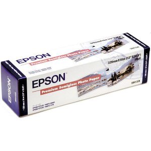 Epson fotopapier 329 10 Premium Semigloss Photo Paper połpołysk 13 Inch C13S041338 250 g m2 papier 329mmx10m biały do drukare