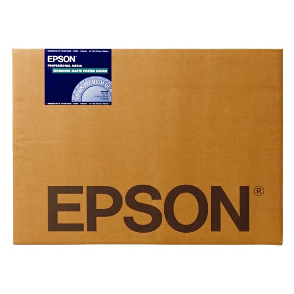 Epson Enhanced Matte Posterboard biała 1 szt. szt. C13S041598 do drukarek atramentowych role 1122 g m2