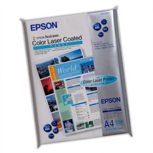 Epson Color Laser Paper coated biała 250 szt. szt. C13S041899 do drukarek laserowych 210x297mm A4 A4 103 g m2