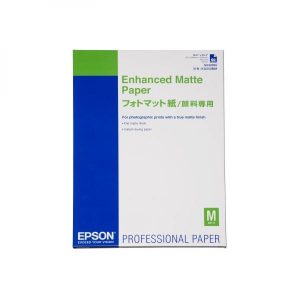 Epson Enhanced Matte Paper biała 50 szt. szt. C13S042095 do drukarek atramentowych A2 A2 192 g m2