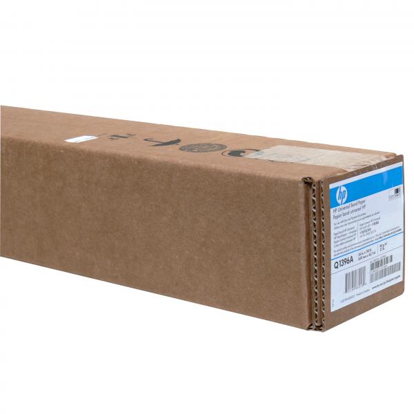 HP 610 45.7 Universal Bond Paper matowy 24 Inch Q1396A 80 g m2 papier 610mmx45.7m biały do drukarek atramentowych rolka uniw - obrazek 3