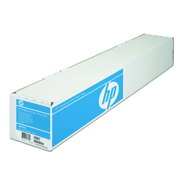 HP 610 15.2 Professional Satin Photo satynowy 24 Inch Q8759A 300 g m2 papier 610mmx15.2m biały do drukarek atramentowych rolk