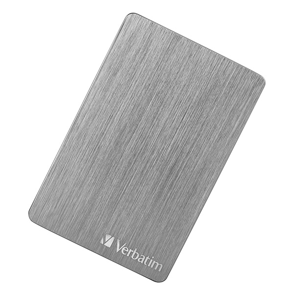 Verbatim zewnętrzny dysk twardy StorenGo ALU Slim 2.5 Inch USB 3.0 1TB 53662 szary szczotkowane aluminium - obrazek 2