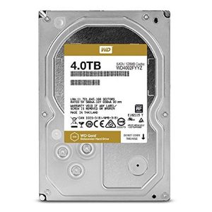 Western Digital wewnętrzny dysk twardy WD Gold Raid 3.5 Inch SATA III 4TB 4000GB WD4002FYYZ