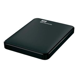 Western Digital zewnętrzny dysk twardy Elements Portable 2.5 Inch  USB 3.0 3.2 Gen 1 1TB WDBUZG0010BBK czarny