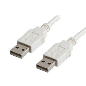 USB kabel 2.0 USB A samec USB A M 1m szary High Speed