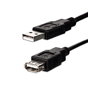 Przedłużacz USB 2.0 USB A samec USB A F 3m czarny Logo Economy