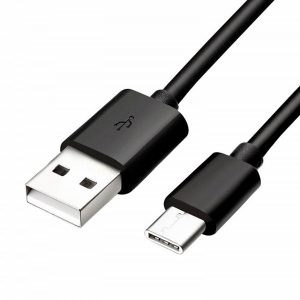 USB kabel 2.0 USB A samec  1m czarny Logo blistr