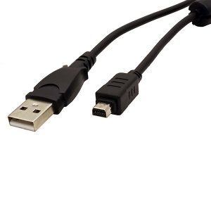 USB kabel 2.0 USB A samec  12 pin M 2m czarny OLYMPUS