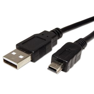 USB kabel 2.0 USB A samec  0.6m czarny
