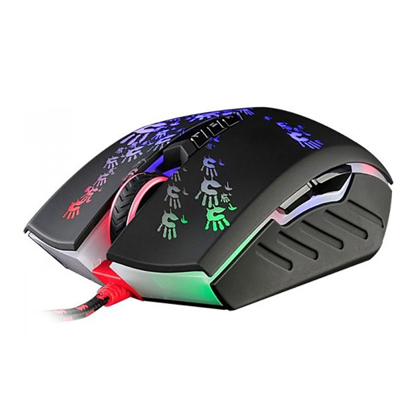 A4Tech Mysz BLOODY A60A 6200DPI optyczna 8kl. przewodowa USB color do gry podświetlenie RGB - obrazek 6