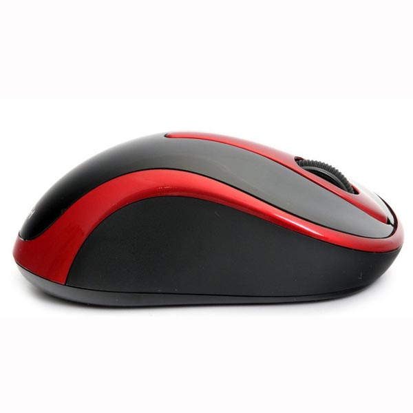 A4Tech Mysz G3 280N 1000DPI 2.4 GHz optyczna 3kl. bezprzewodowa czarno czerwona 2 szt AAA klasyczna V Track - obrazek 4