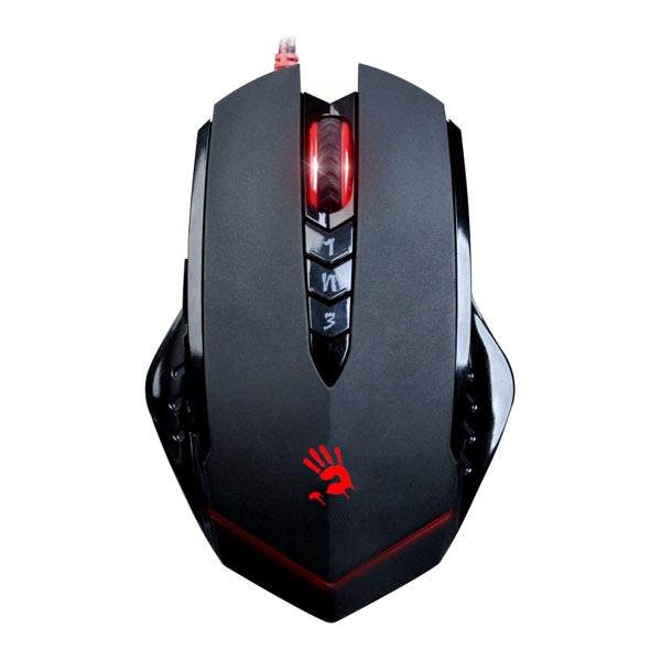 A4Tech Mysz Bloody V8M 3200DPI optyczna 7kl. przewodowa USB czarna do gry CORE 2 pamięć 160kB