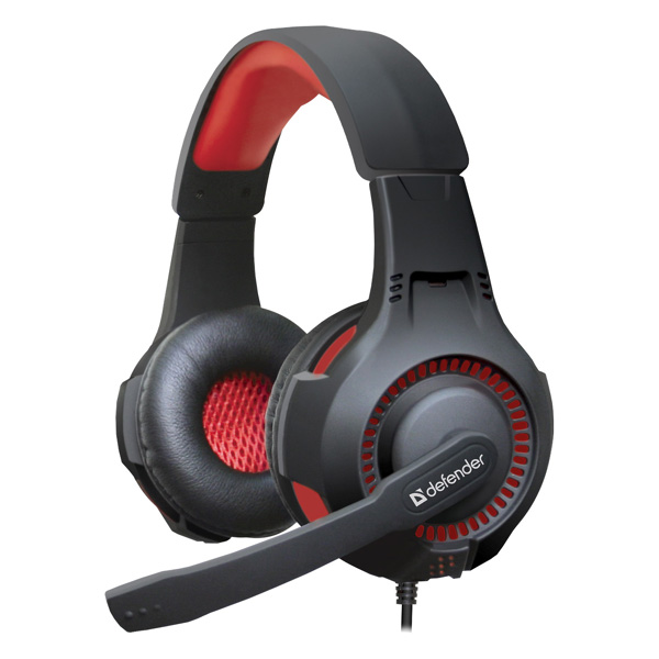 Defender Zestaw myszy podkładka słuchawki Devourer MHP 006 3200DPI optyczna 6kl. przewodowa USB czarna w zestawie słuchawk - obrazek 4