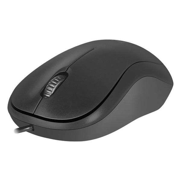 Defender Mysz Patch MS 759 1000DPI optyczna 3kl. przewodowa USB czarna biurowy kompaktowy - obrazek 2