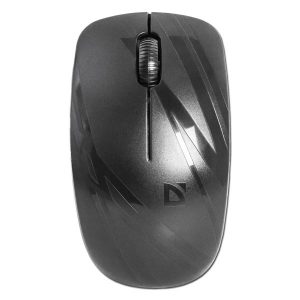 Defender Mysz Datum MM 035 B 1600DPI 2.4 GHz laserowa 3kl. bezprzewodowa czarna 1 szt AA