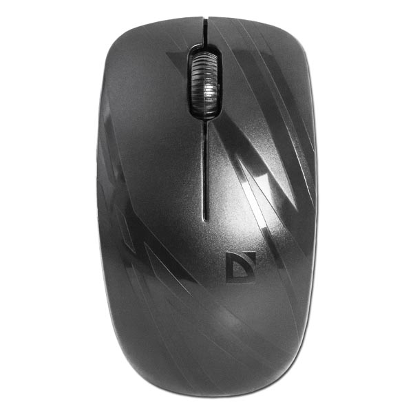 Defender Mysz Datum MM 035 B 1600DPI 2.4 GHz laserowa 3kl. bezprzewodowa czarna 1 szt AA