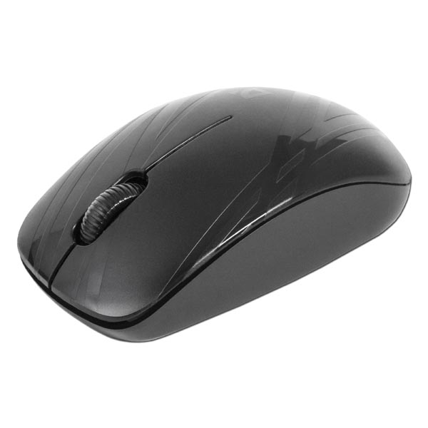 Defender Mysz Datum MM 035 B 1600DPI 2.4 GHz laserowa 3kl. bezprzewodowa czarna 1 szt AA - obrazek 2