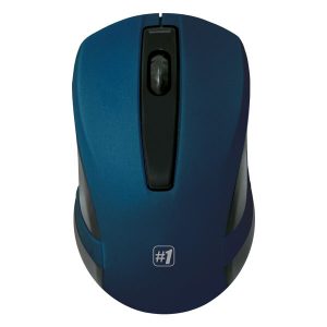 Defender Mysz MM 605 1200DPI 2.4 GHz optyczna 3kl. bezprzewodowa niebieska 2 szt AAA nano odbiornik