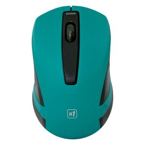 Defender Mysz MM 605 1200DPI 2.4 GHz optyczna 3kl. bezprzewodowa turkusowa 2 szt AAA nano odbiornik