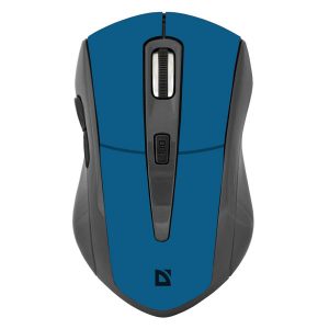 Defender Mysz Accura MM 965 1600DPI 2.4 GHz optyczna 6kl. bezprzewodowa niebieska 2 szt AAA nano odbiornik zasięg 10m