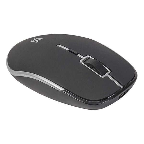 Defender Mysz Hit MB 775 1600DPI 2.4 GHz optyczna 4kl. bezprzewodowa czarna 1 szt wbudowany akumulator nano odbiornik a - obrazek 2