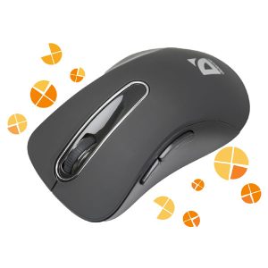 Defender Mysz Datum MM 075 1000DPI optyczna 5kl. bezprzewodowa czarna 2 szt AA