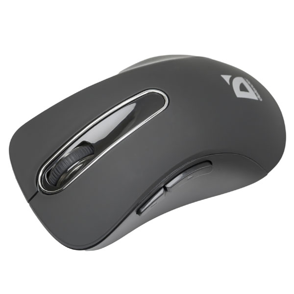 Defender Mysz Datum MM 075 1000DPI optyczna 5kl. bezprzewodowa czarna 2 szt AA - obrazek 3