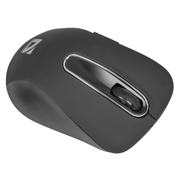 Defender Mysz Datum MM 075 1000DPI optyczna 5kl. bezprzewodowa czarna 2 szt AA - obrazek 4