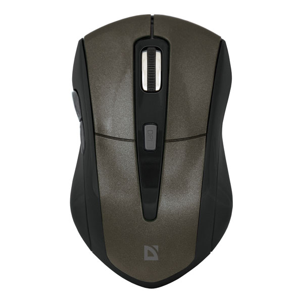 Defender Mysz Accura MM 965 1600DPI optyczna 6kl. bezprzewodowa brązowa 2 szt AAA - obrazek 2