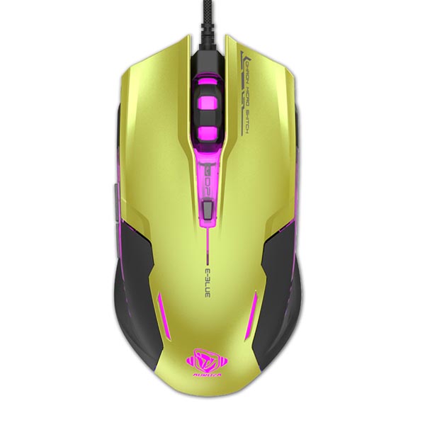 E blue Mysz Auroza G 3000DPI optyczna 6kl. przewodowa USB zielona - obrazek 5