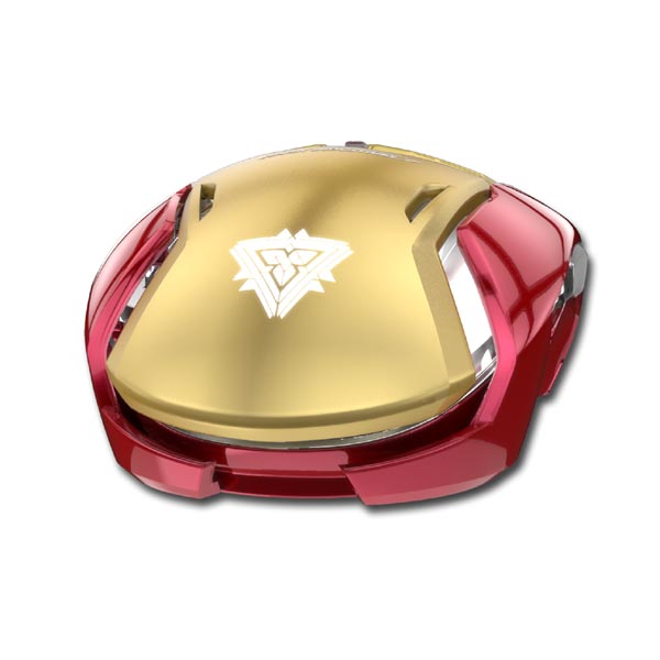 E blue Mysz IRON MAN ARMOR EMS610 4000DPI optyczna 6kl. przewodowa USB złota - obrazek 4