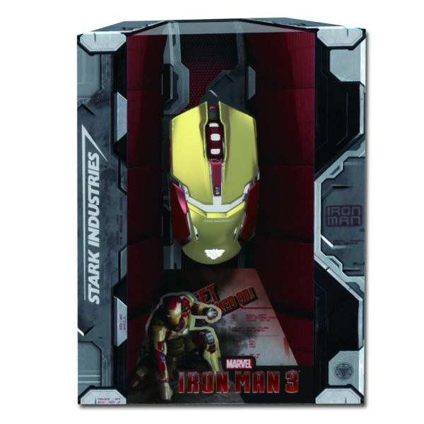 E blue Mysz IRON MAN ARMOR EMS610 4000DPI optyczna 6kl. przewodowa USB złota - obrazek 7