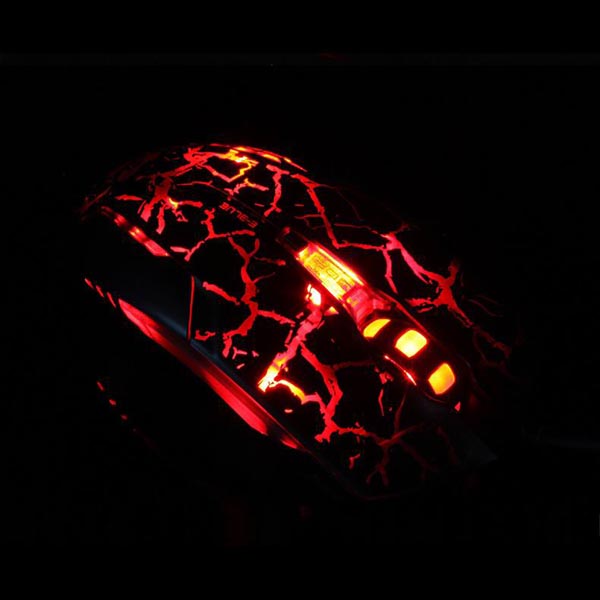 E blue Mysz Cobra 2500DPI optyczna 6kl. przewodowa USB czarno czerwona do gry e box - obrazek 10