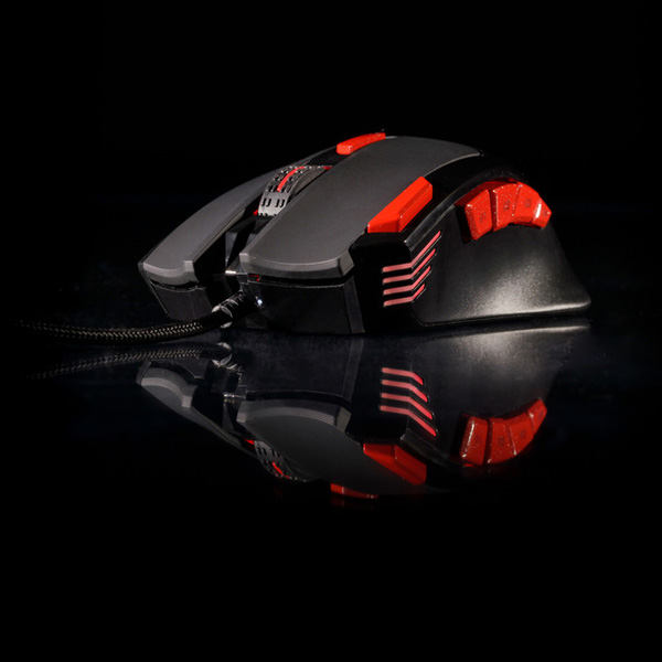 Surefire Mysz Eagle Claw Gaming 6400DPI optyczna 9kl. przewodowa USB czarna dla gracza RGB - obrazek 6