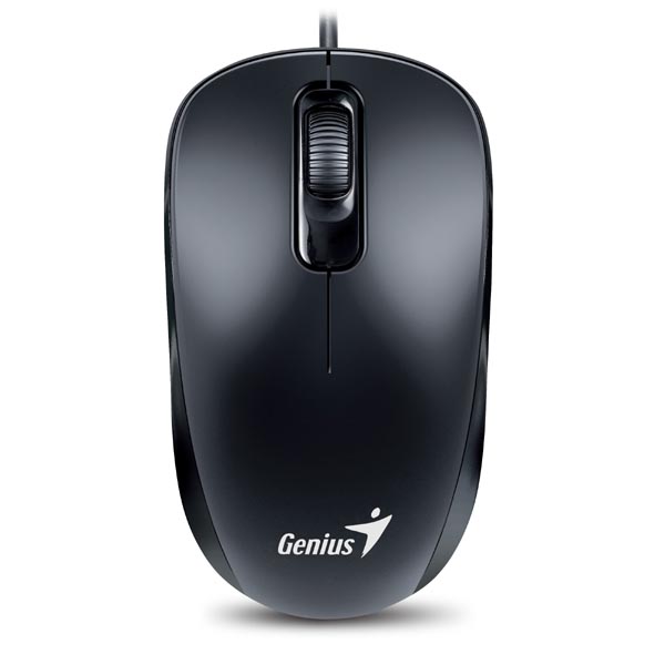 Genius Mysz DX 120 1200DPI optyczna 3kl. przewodowa USB czarna klasyczna - obrazek 2