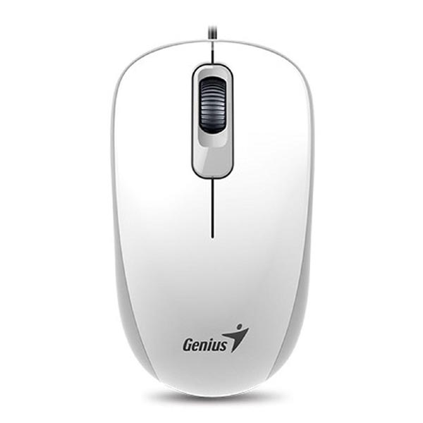 Genius Mysz DX 110 1000DPI optyczna 3kl. przewodowa USB biała - obrazek 3