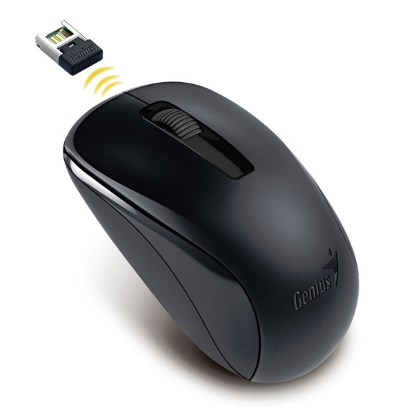 Genius Mysz NX 7005 1200DPI 2.4 GHz optyczna 3kl. bezprzewodowa USB czarna AA