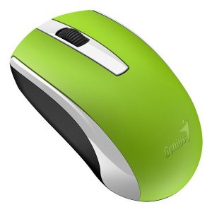 Genius Mysz Eco 8100 1600DPI 2.4 GHz optyczna 3kl. bezprzewodowa USB zielona wbudowany akumulator