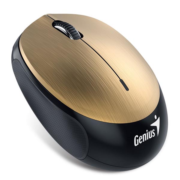 Genius Mysz NX 9000BT 1200DPI Bluetooth optyczna 3kl. bezprzewodowa złota wbudowany akumulator bluetooth - obrazek 4