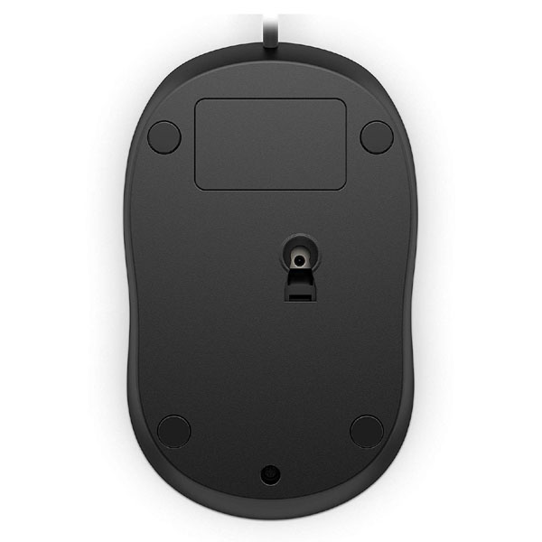 HP Mysz X1000 1200DPI optyczna 3kl. przewodowa USB czarna Microsoft Windows Vista XP 7 8 - obrazek 3