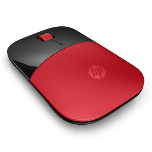 HP Mysz Z3700 Cardinal Red 1200DPI 2.4 GHz optyczna Blue LED 3kl. bezprzewodowa czerwona 1 szt AA Windows 7 8 10 Mac OS