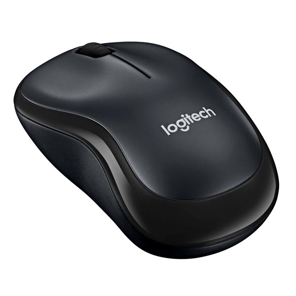 Logitech Mysz M220 1000DPI 2.4 GHz optyczna 3kl. bezprzewodowa czarna 1 szt AA cicha - obrazek 2