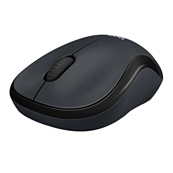 Logitech Mysz M220 1000DPI 2.4 GHz optyczna 3kl. bezprzewodowa czarna 1 szt AA cicha - obrazek 3